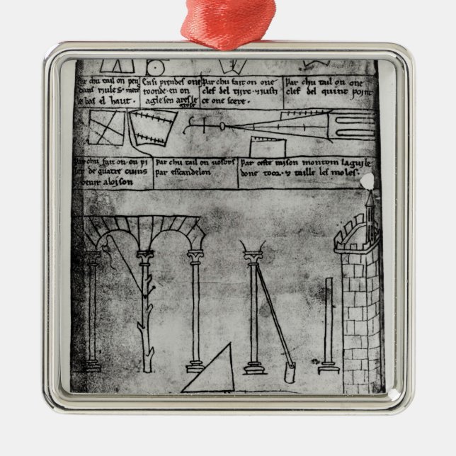 Geometrical figures for construction metal tree decoration (Front)