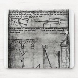 Geometrical figures for construction mouse mat