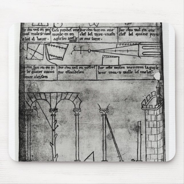 Geometrical figures for construction mouse mat (Front)