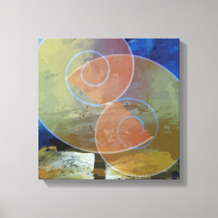 Geometrical Forms Abstract Art Painting canvas Pri Print