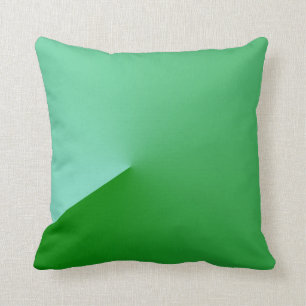 Geometrical Green Pillow