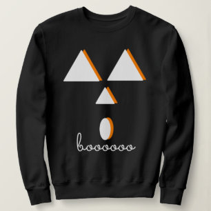 Geometrical Halloween Pumpkin Face Sweatshirt