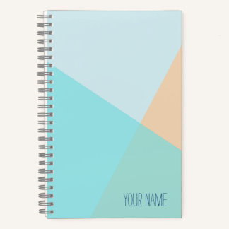 Geometrical Modern Notebook/Pastel Colours Notebook
