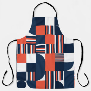 Geometrical modern seamless pattern apron