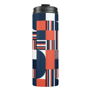 Geometrical modern seamless pattern thermal tumbler