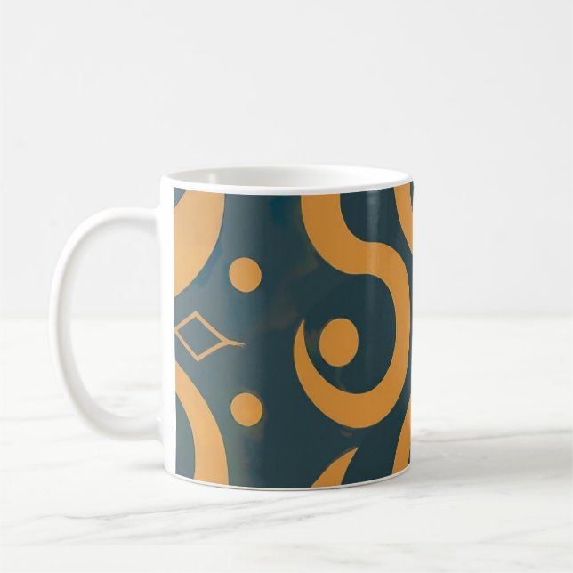Geometrical pattern  coffee mug (Left)