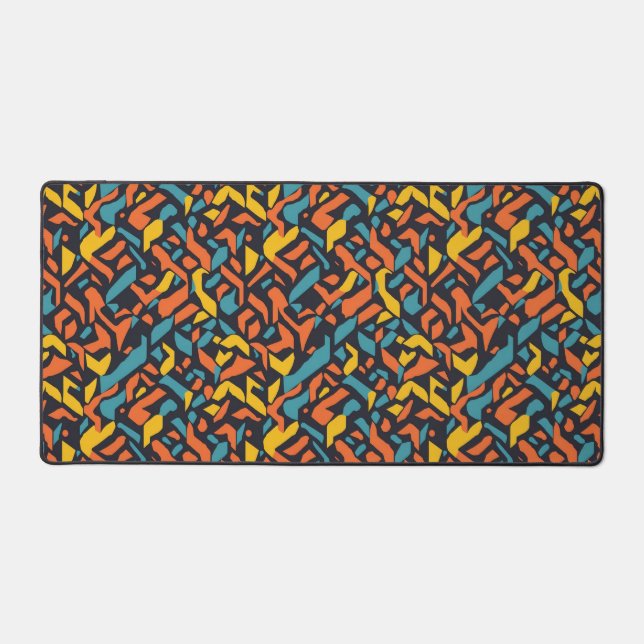 Geometrical pattern desk mat (Front)