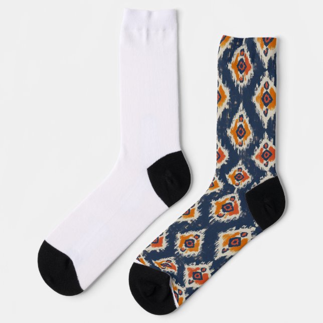 Geometrical pattern socks (Left)
