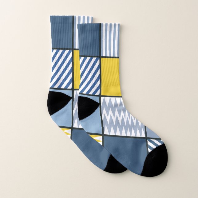 Geometrical Pattern Socks (Pair)
