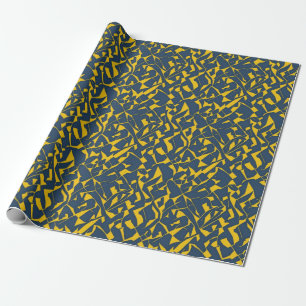 Geometrical pattern wrapping paper