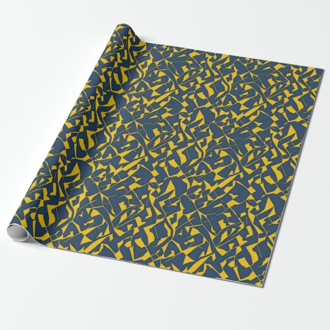 Geometrical pattern wrapping paper (Unrolled)
