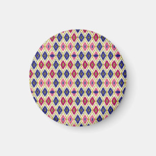 Geometrical Patterns: Traditional Textile Illustra Magnet