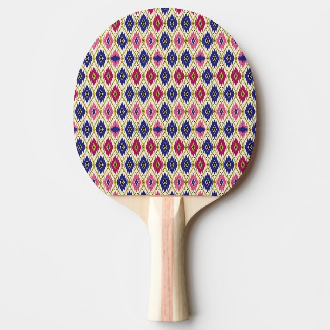 Geometrical Patterns: Traditional Textile Illustra Ping Pong Paddle (Front)