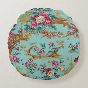 geometrical pattrens. Modern and stylish. Vintage Round Cushion