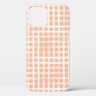Geometrical Pink Lines: Seamless Raster iPhone 12 Case