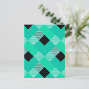 Geometrical Square Abstraction 10 Postcard