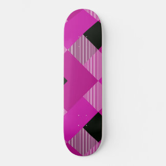 Geometrical Square Abstraction 13 Skateboard