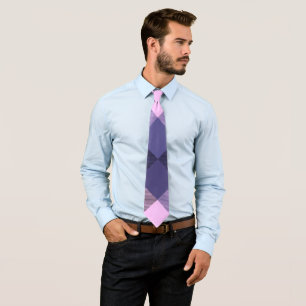 Geometrical Square Abstraction 14 Tie