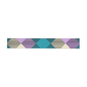 Geometrical Square Abstraction 20 Wrap Around Label