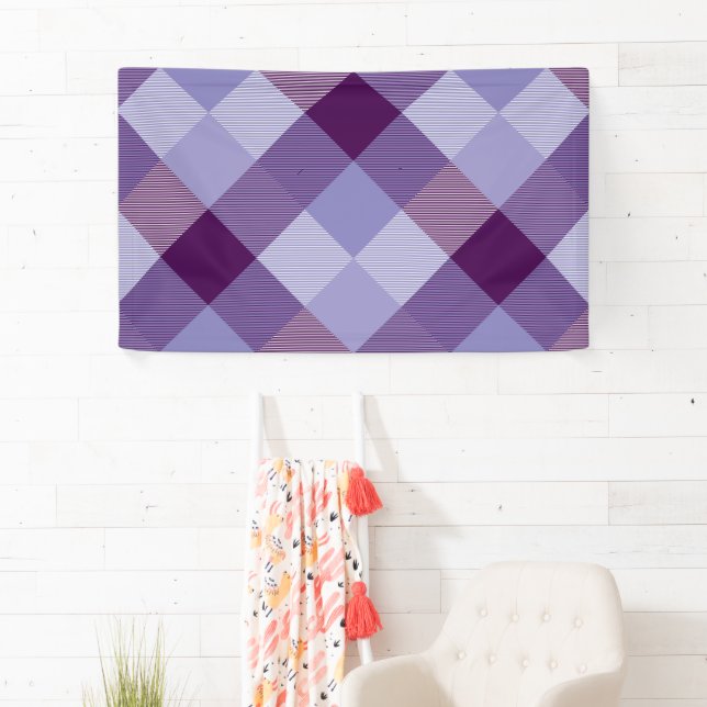 Geometrical Square Abstraction 4 Banner (Insitu)