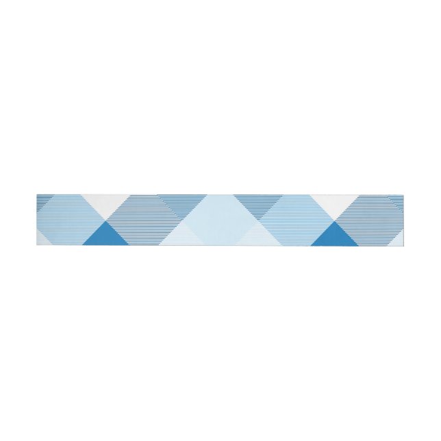Geometrical Square Abstraction 6 Wrap Around Label (Individual)