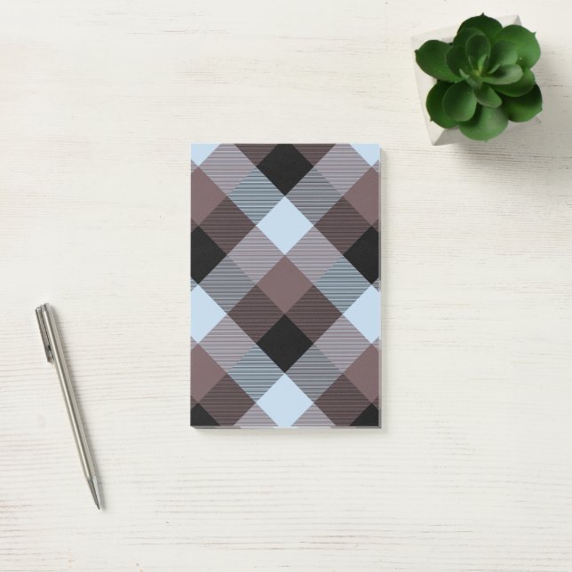 Geometrical Square Abstraction 8 Post-it Notes (Office)