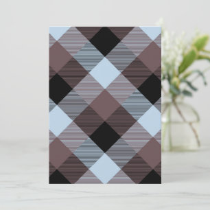 Geometrical Square Abstraction 8 Thank You Card