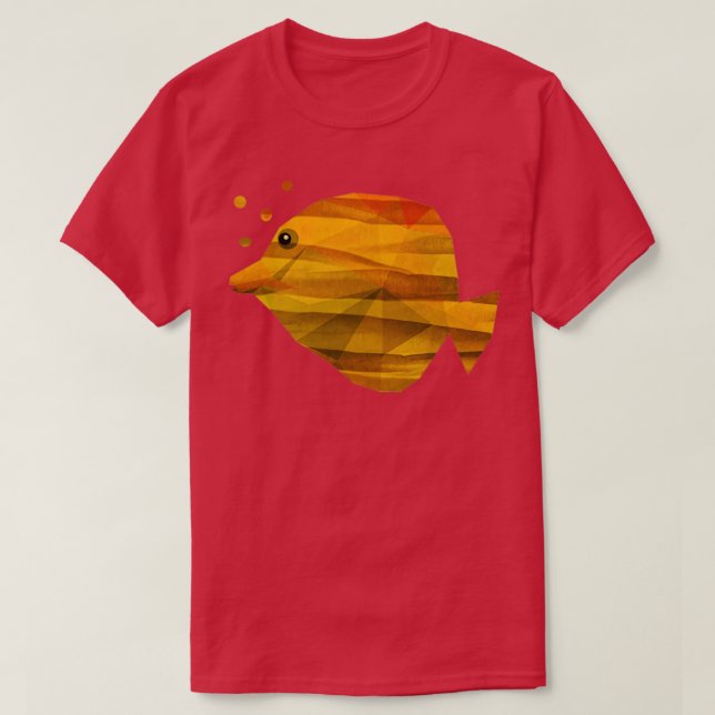 Geometrical tropical fish T-Shirt (Design Front)