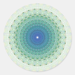 Geometrical Uniform Polytope in E8 Coxeter Plane Classic Round Sticker
