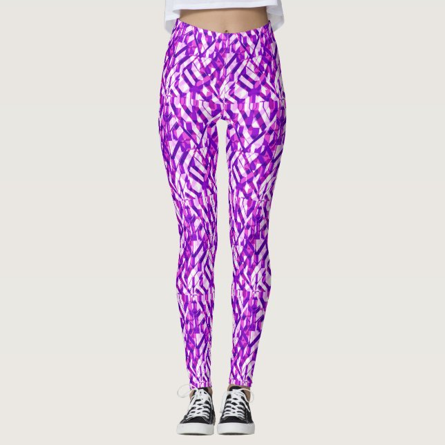 Geometrically Fun... Leggings (Front)
