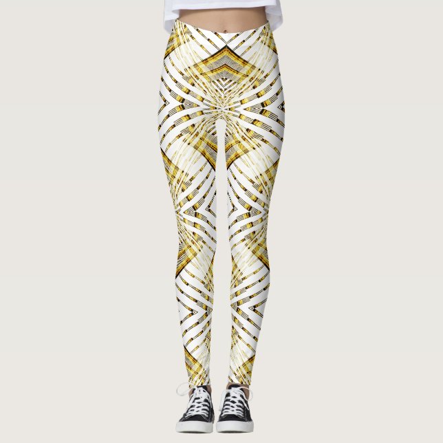 Geometrically....... Leggings (Front)