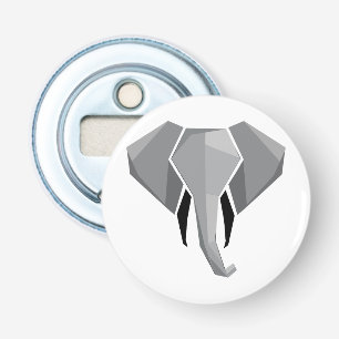 Geometrics Elephant Head  Bottle Opener