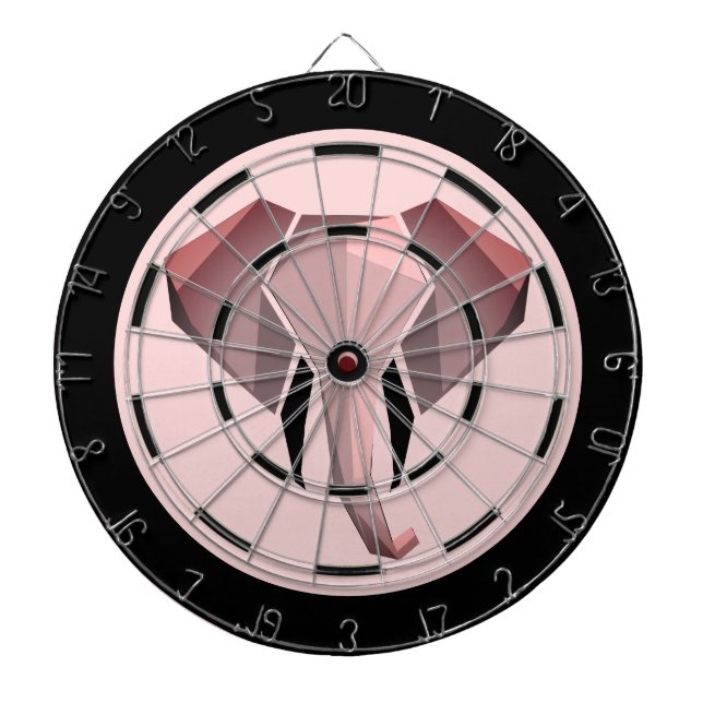 Geometrics Elephant Head Regulation Dartboard (Front)