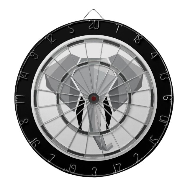 Geometrics Elephant Head Regulation Dartboard (Front)