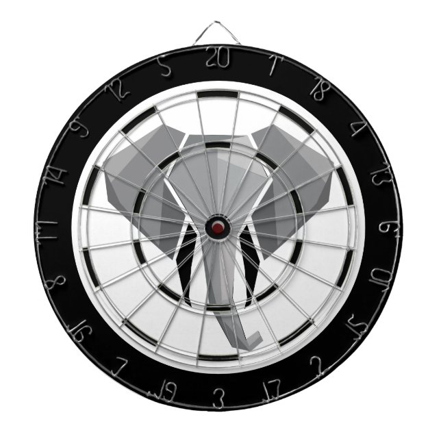 Geometrics Elephant Head Regulation Dartboard (Front)