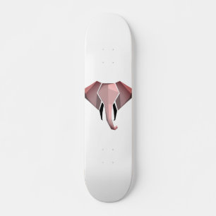 Geometrics Elephant Head  Skateboard