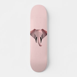 Geometrics Elephant Head  Skateboard
