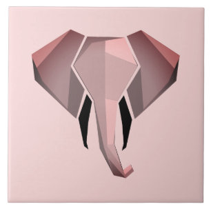 Geometrics Elephant Head Tile
