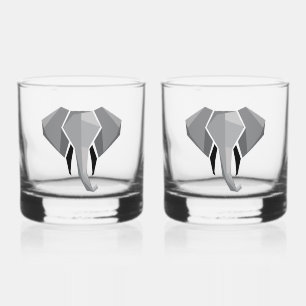 Geometrics Elephant Head Whiskey Glass