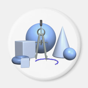 Geometry and Geometrical Shapes Magnet