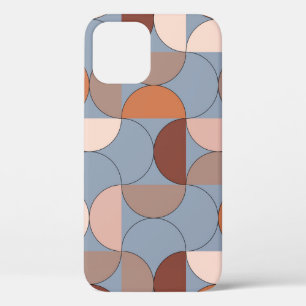 Geometry artwork: minimalistic Scandinavian style. iPhone 12 Case