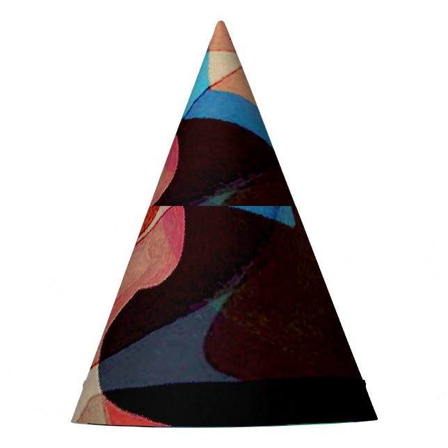 Geometry Classic: Textured Pattern Design. Party Hat (Front)