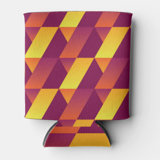Geometry Colour Play: Abstract Pattern Can Cooler