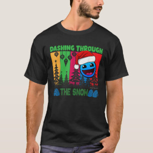 Geometry Dashing Through The Snow Sleep Dash Game  T-Shirt