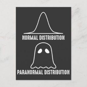 Geometry Math Ghost Paranormal Distribution Postcard