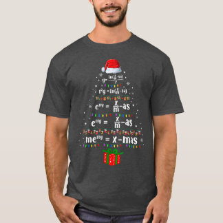 Geometry Math Science Teacher Merry Christmas  T-Shirt