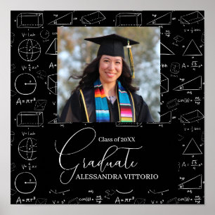 Geometry Mathematic Graduation Photo Poster