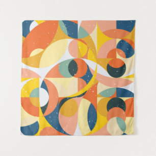 Geometry minimalistic artwork pattern with simple tapestry