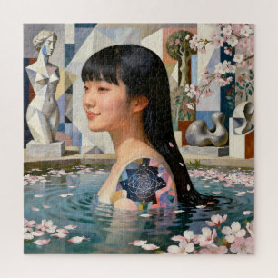 “Geometry of Serenity” – A Digital Portrait Jigsaw Puzzle