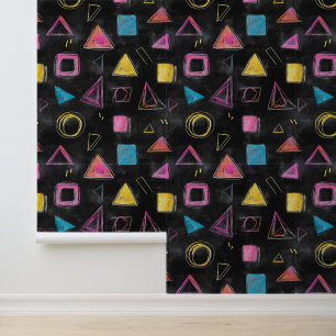 Geometry pattern wallpaper for schools